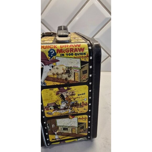 Vintage 1960s Yogi Bear & Friends Metal Lunchbox With Thermos - Picture 6 of 8